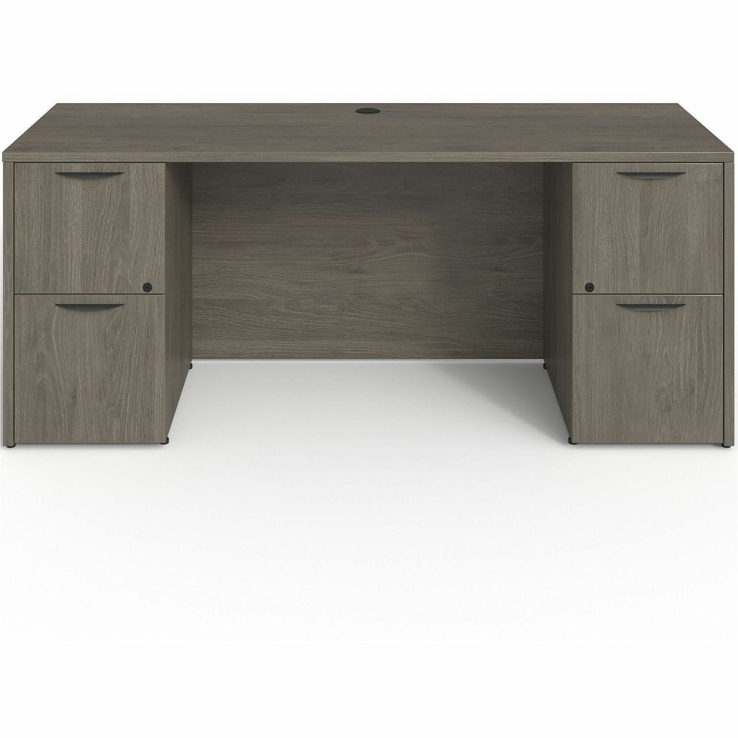 Lorell Prominence 2.0 Series Double-Pedestal Credenza 72"W x 24"D x 29"H (LLR-LLRPC2472-DPXX)