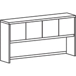 Lorell Prominence 2.0 Series 4-Door Executive Hutch 72