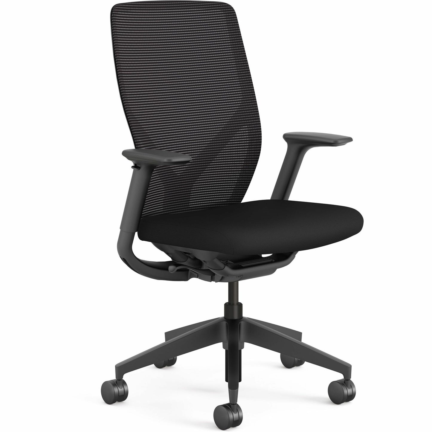 HON Flexion Task Chair Adjustable Mesh Back & Cushioned Seat (HONFXT0STAMX)