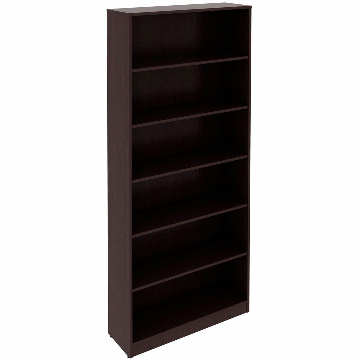 Lorell Essentials Series Laminate 6 Shelf Bookcase 36"W x 12"D x 84"H (LLR-ESS-BOOKCASE-84H)