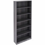 Lorell Essentials Series Laminate 6 Shelf Bookcase 36