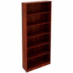 Lorell Essentials Series Laminate 6 Shelf Bookcase 36