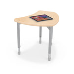 Mooreco Small Hierarchy Shape Standard Desk Adjustable Height 22