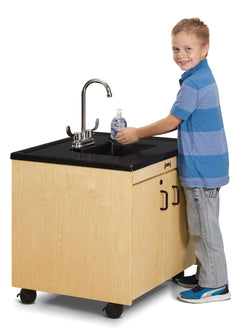 Jonti-Craft Clean Hands Helper without Heater - 26" Counter - Plastic Sink