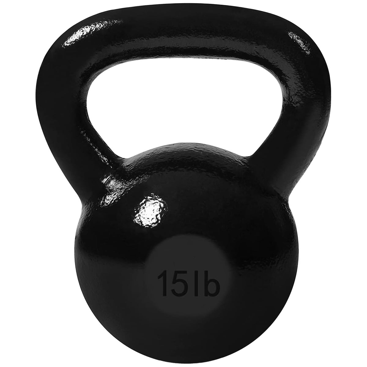 Champion Sports JFIT Cast Iron Kettlebell Ultimate Strength Training Weight - 15 lb (CMP-J-IKB15)