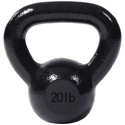 Champion Sports JFIT Cast Iron Kettlebell Ultimate Strength Training Weight - 20 lb (CMP-J-IKB20)