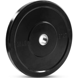 Champion Sports JFIT Rubber Bumper Plate Olympic Strength Training 25 lb Single (CMP-J-RBP25)