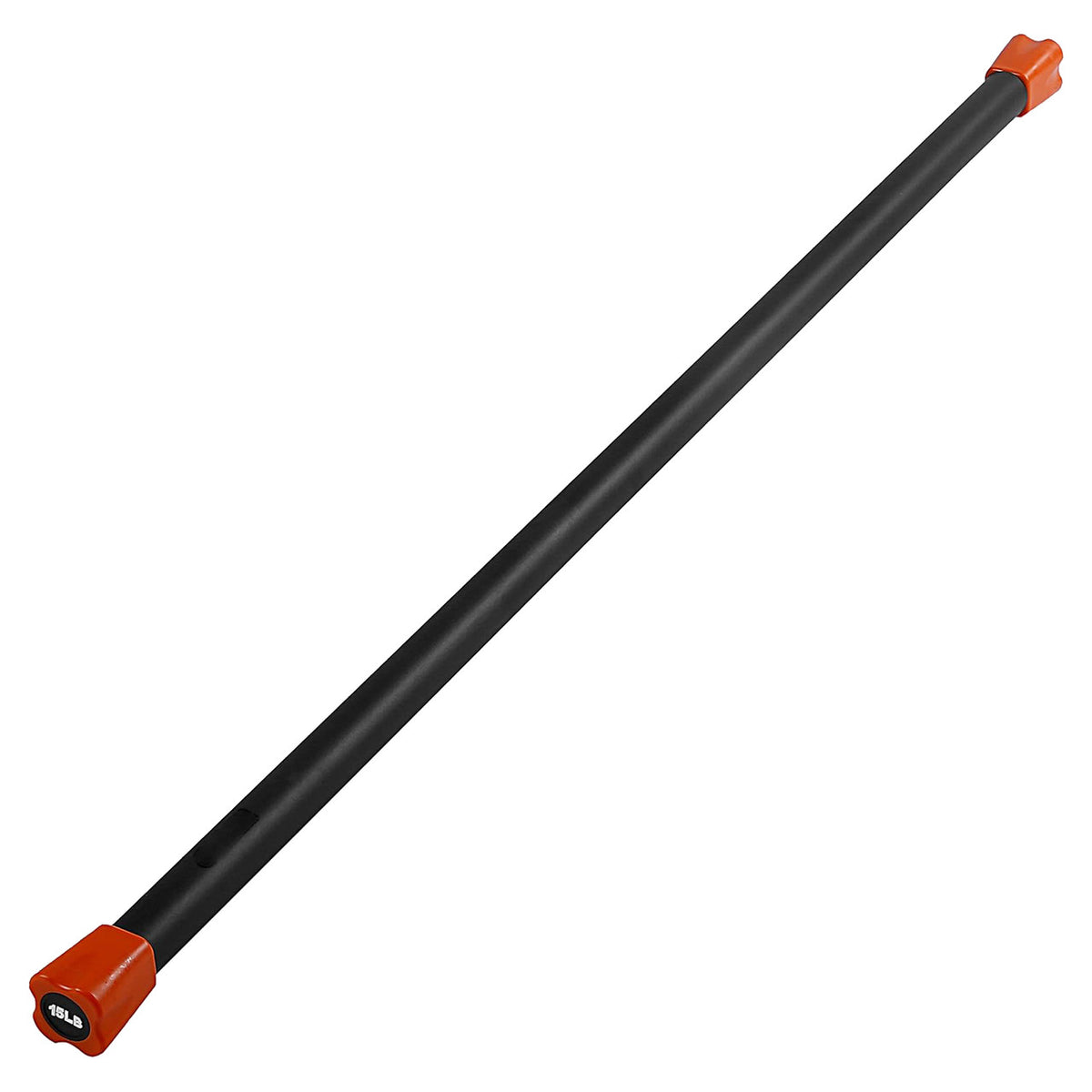 Champion Sports JFIT Weighted Workout Bar Strength Training 15 lb - 48"L (CMP-J-RPWB15)
