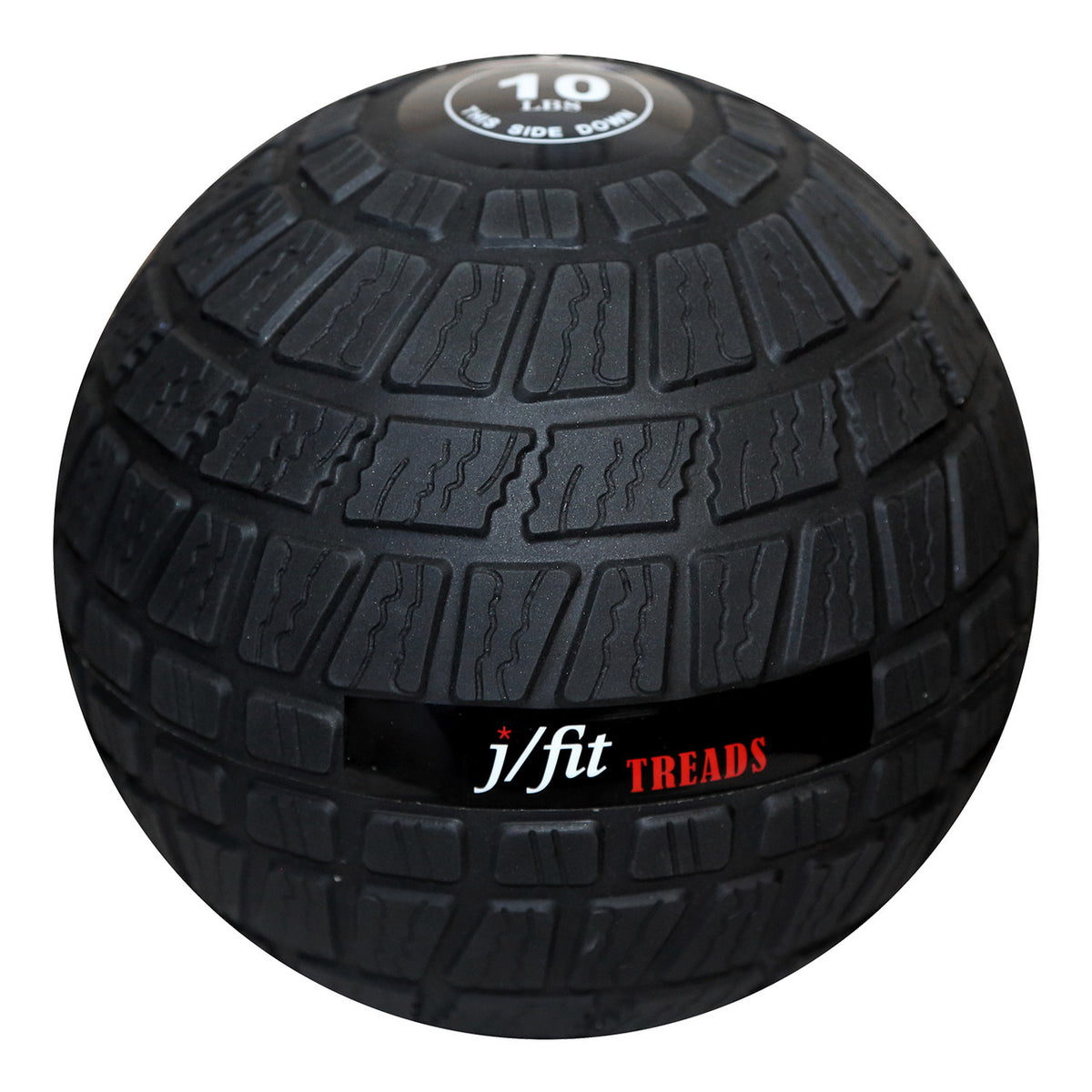 Champion Sports JFIT Tire Tread Slam Ball High-Impact Training 10 lb (CMP-J-TRSB10)