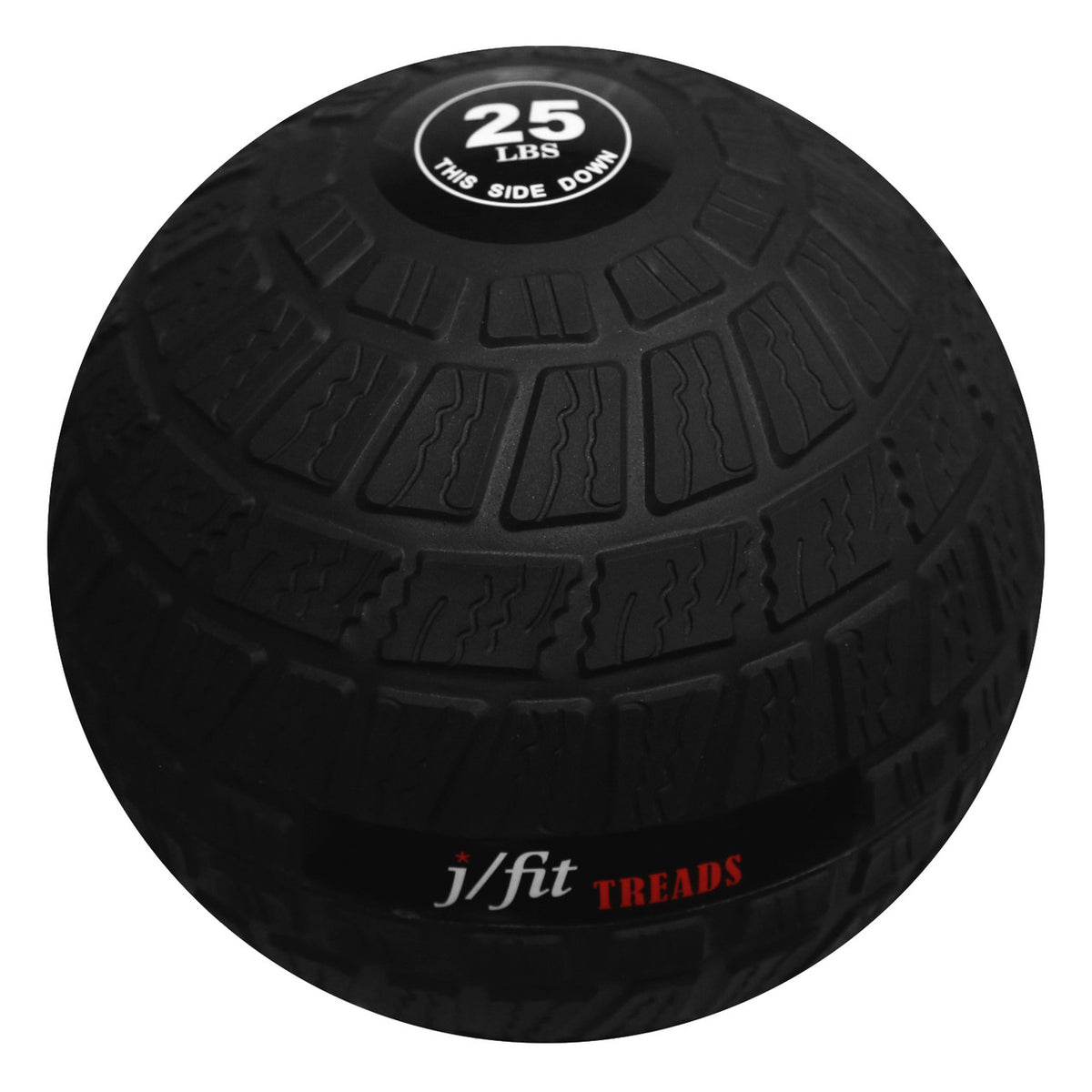 Champion Sports JFIT Tire Tread Slam Ball High-Impact Training 25 lb (CMP-J-TRSB25)