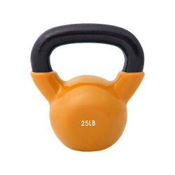 Champion Sports JFIT Vinyl Kettlebell Heavy-Duty Strength Training Weight - 25 lb (CMP-J-VKB25)