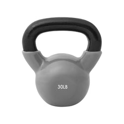 Champion Sports JFIT Vinyl Kettlebell Heavy-Duty Strength Training Weight - 30 lb (CMP-J-VKB30)