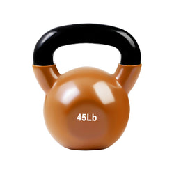 Champion Sports JFIT Vinyl Kettlebell Heavy-Duty Strength Training Weight - 45 lb (CMP-J-VKB45)