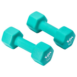Champion Sports JFIT Neoprene Dumbbell Pair Strength Training 12 lb (Set of 2) (CMP-J-DBN12SET)