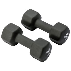 Champion Sports JFIT Neoprene Dumbbell Pair Strength Training 15 lb (Set of 2) (CMP-J-DBN15SET)