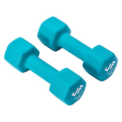 Champion Sports JFIT Neoprene Dumbbell Pair Progressive Strength Training 7 lb (Set of 2) (CMP-J-DBN7SET)