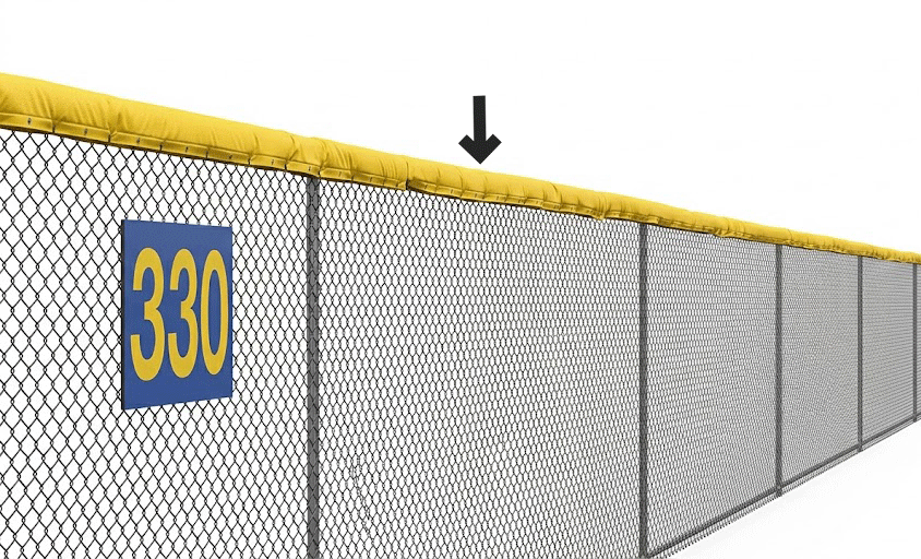 Fisher Athletic Fence Top Pad 13"W x 120"L (FIS-TRPG12)