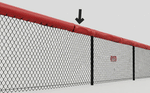 Fisher Athletic Fence Top Pad 13