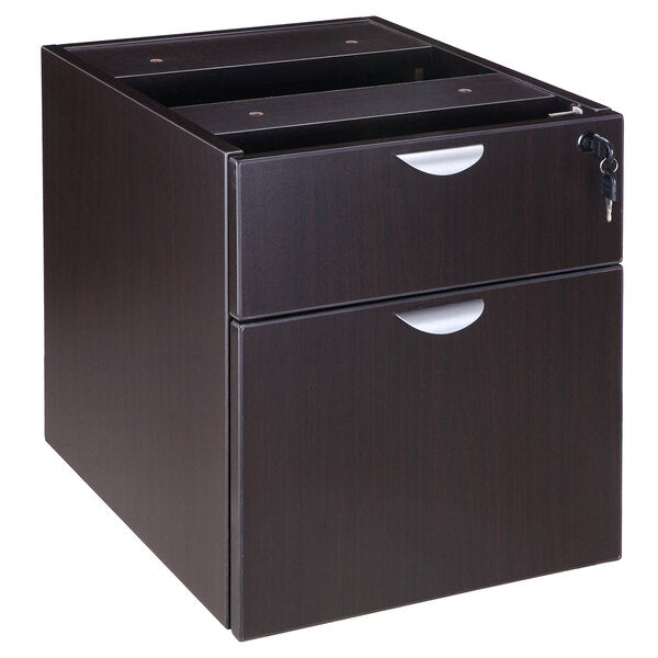 Boss Laminate Hanging Pedestal Letter File Cabinet, 16"W x 18"D x 19"H (N108)