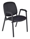 Regency Ace Guest Stacking Chair 18-Pack High-Capacity Midnight Black Seating for Professional Venues 18