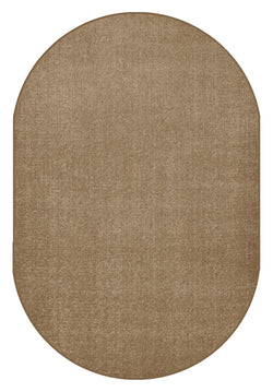Carpets for Kids Mt St Helens Solids Collection Oval Area Rug - 6' x 9'