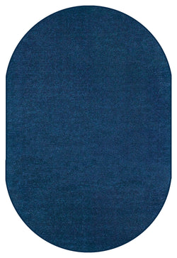 Carpets for Kids Mt St Helens Solids Collection Oval Area Rug - 8'3" x 11'8"