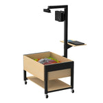 Diversified Woodcrafts Augmented Reality Sandbox, Light Hardwood/Black Metal 45.63