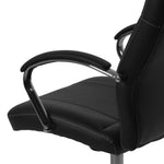 Regency Cielo High-Back Leatherette Executive Chair with Chrome Accents and Ergonomic Tilt Control 18.75-22.75