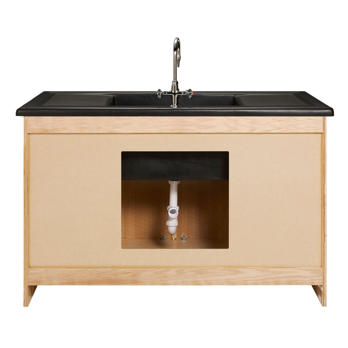 Diversified Woodcrafts Clean-Up Sink - Molded Polyolefin Top - 55-1/2"W x 28"D (Diversified Woodcrafts DIV-3303K)