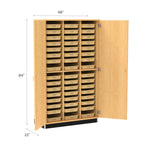 Diversified Woodcrafts Tote Tray Storage Cabinet - 48