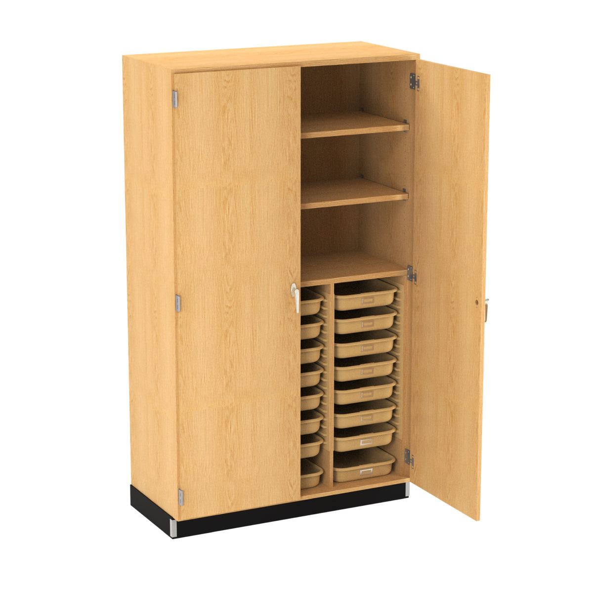 Diversified Woodcrafts Tote Tray & Shelving Storage Cabinet - 48"W x 22"D (DIV-351-4822)