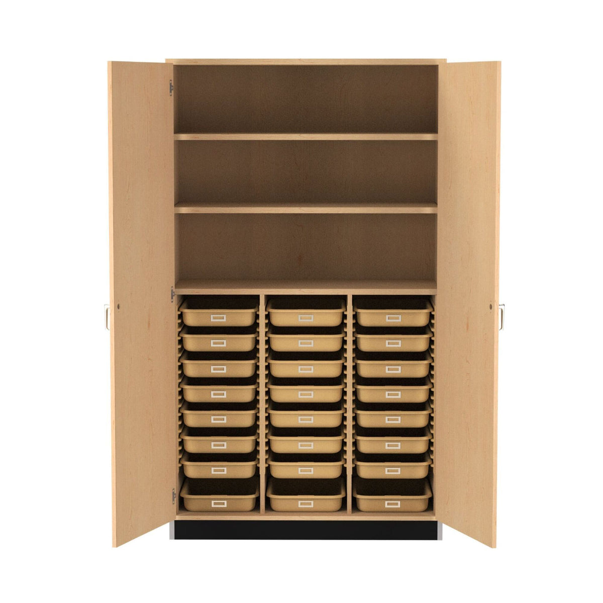 Diversified Woodcrafts Tote Tray & Shelving Storage Cabinet - 48"W x 22"D (DIV-351-4822)