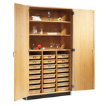 Diversified Woodcrafts Tote Tray & Shelving Storage Cabinet - 48