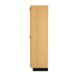 Diversified Woodcrafts Tall Glazed Double Doors Storage Cabinet 48