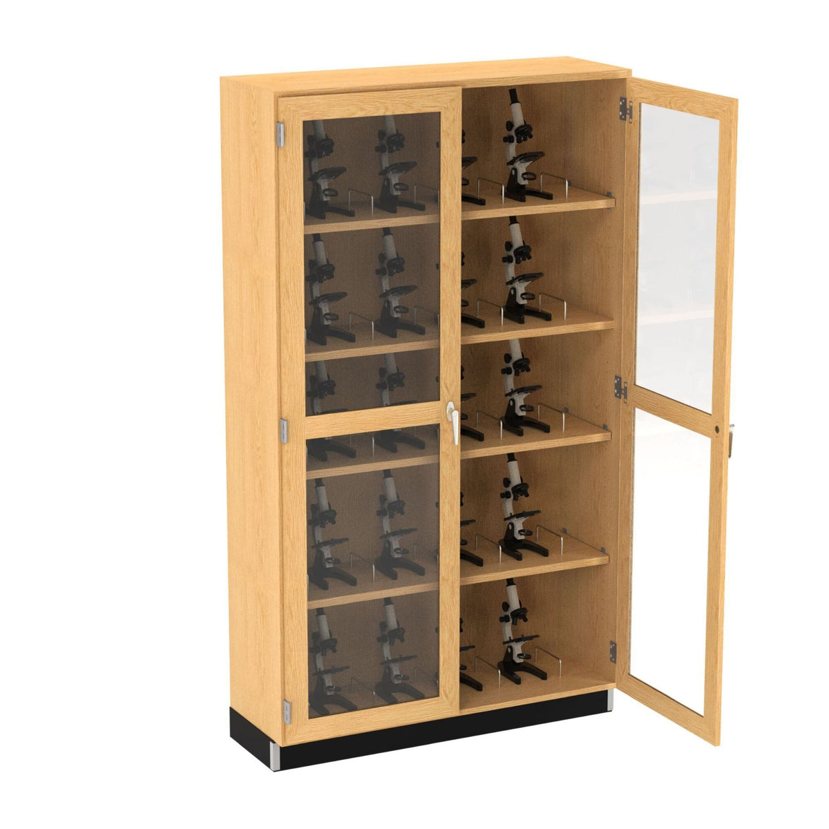 Diversified Woodcrafts Microscope Storage Cabinet - 48" W x 16" D (DIV-372-4816K)