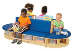 Jonti-Craft Read-a-Round Couch - Blue