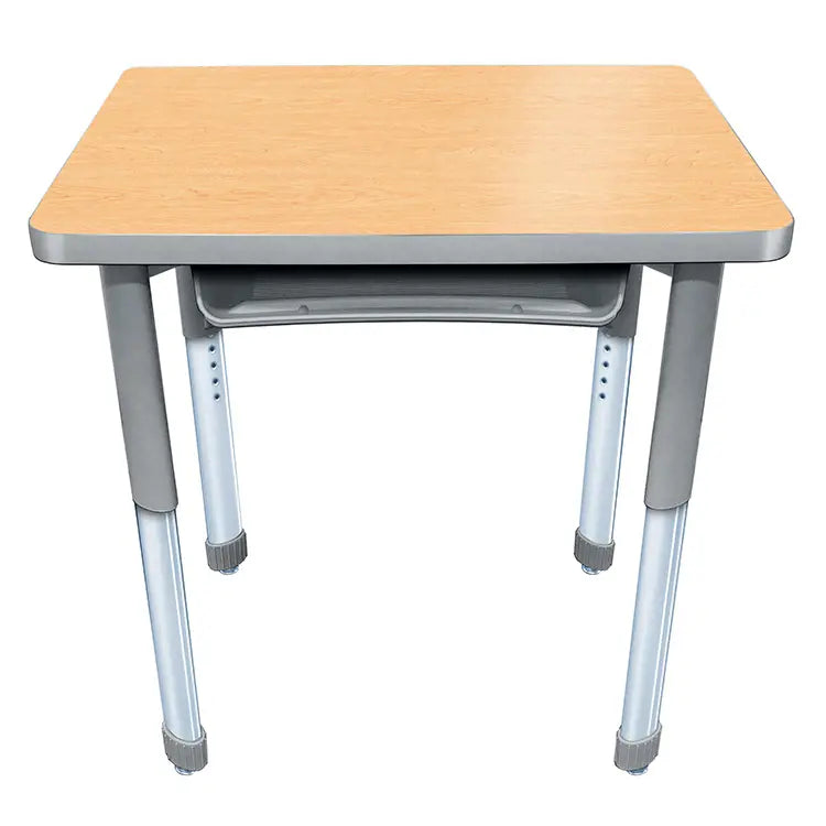 Allied Aero Rectangle Student Desk With Adjustable Height 29"W x 24"D x 19"-31"H (ALD-ARO2429)