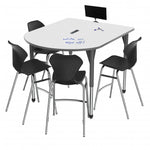 Marco Premier Series Multimedia Standing Table Dry Erase Top 48