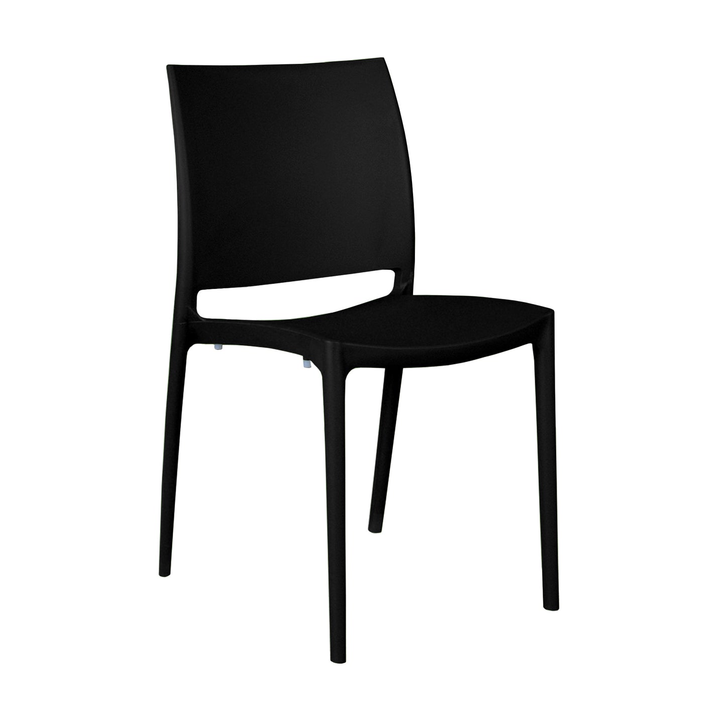 Regency Niche Terrace Plastic Indoor/Outdoor Stacking Chair (Set of 4) 17.5"W x 20.5"D x 32"H (REG-4100XX4PK)