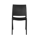 Regency Niche Terrace Plastic Indoor/Outdoor Stacking Chair (Set of 12) 17.5