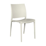 Regency Niche Terrace Plastic Indoor/Outdoor Stacking Chair (Set of 12) 17.5