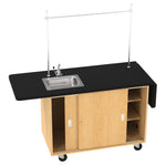 Diversified Woodcrafts Mobile Laboratory Unit w/Sink & Rod Sockets (DIV-4121K)
