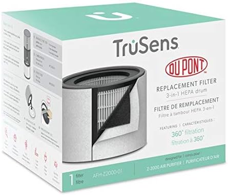 TruSens DuPont Standard HEPA Replacement Filter AFHZ2000-01-W for Z2000 - Medium Air Purifier