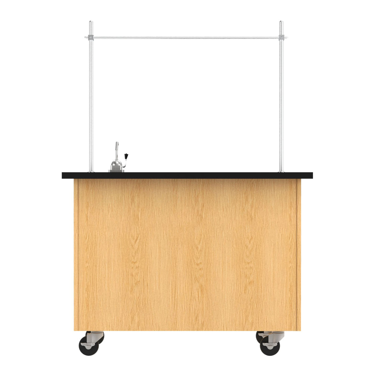 Diversified Woodcrafts Mobile Demonstration Table w/Sink & Rod Sockets and Drawers(Diversified Woodcraft DIV-4222K)