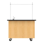 Diversified Woodcrafts Mobile Demonstration Table w/Sink & Rod Sockets and Drawers(Diversified Woodcraft DIV-4222K)