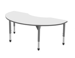 Marco Premier Series Kidney Stand-Up Table w/ Dry Erase Top 48" x 72" Adj Height 32"-42" (43-2268-DA)