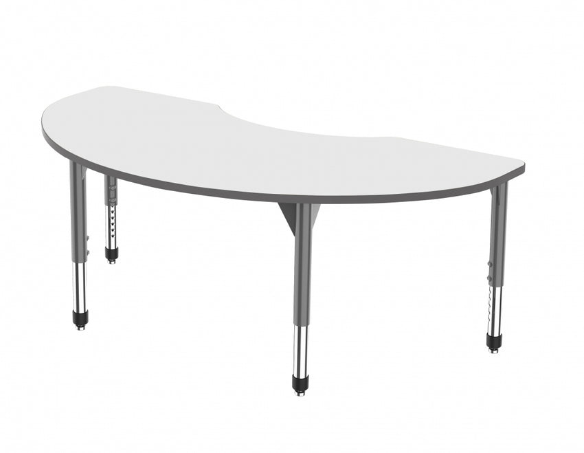 Marco Premier Series Kidney Stand-Up Table w/ Dry Erase Top 36" x 72" Adj Height 32"-42" (43-2267-DA)