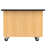 Diversified Woodcrafts Mobile Instructor's Desk w/ Flat Top - 48