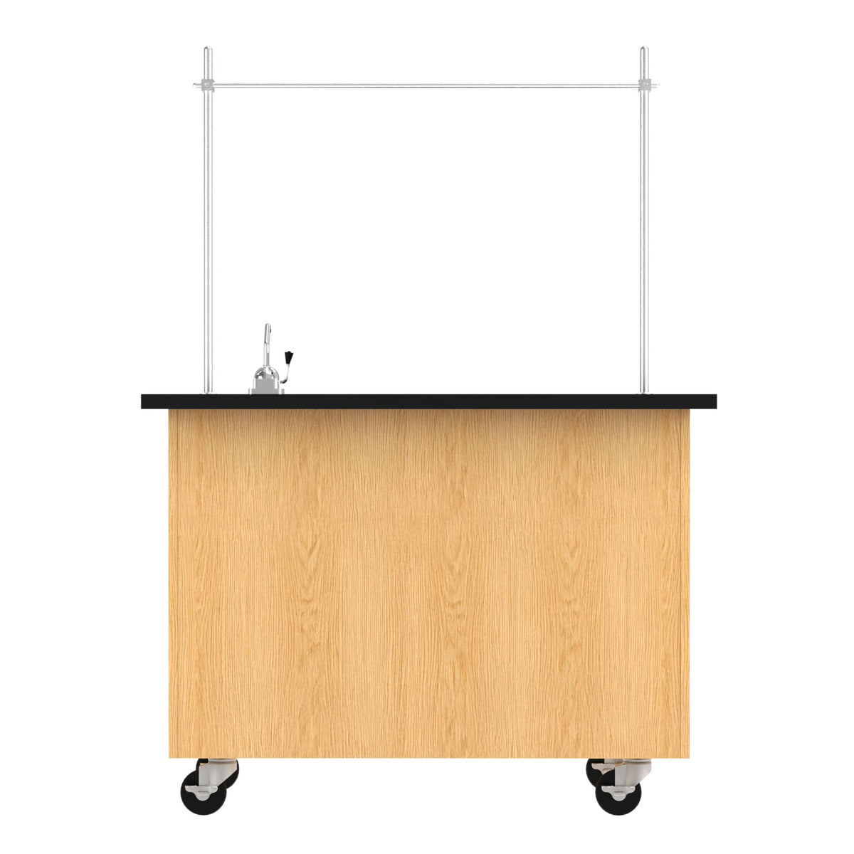 Diversified Woodcrafts Mobile Instructor's Desk - 48"W x 28"D (Diversified Woodcrafts DIV-4332K)