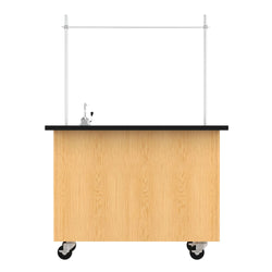 Diversified Woodcrafts Mobile Instructor's Desk - 48"W x 28"D (Diversified Woodcrafts DIV-4332K)